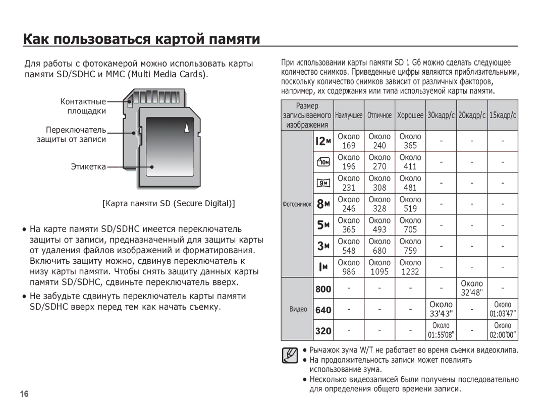 Samsung EC-ST50ZSBP/RU, EC-ST50ZBBP/RU, EC-ST50ZRBP/RU, EC-ST50ZUBA/RU ǱȈȘȚȈ ȗȈȔȧȚȐ SD Secure Digital, 3248, 3343, 015508 