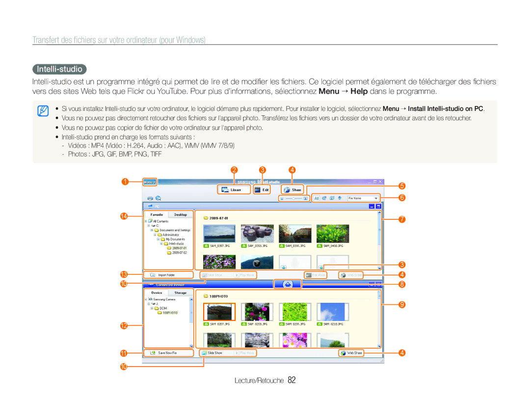 Samsung EC-ST500ZBPUAU, EC-ST510ZBPRE1, EC-ST500ZBPRIT, EC-ST500ZBASE1, EC-ST500ZBPSIT, EC-ST500ZBPSFR manual Intelli-studio 