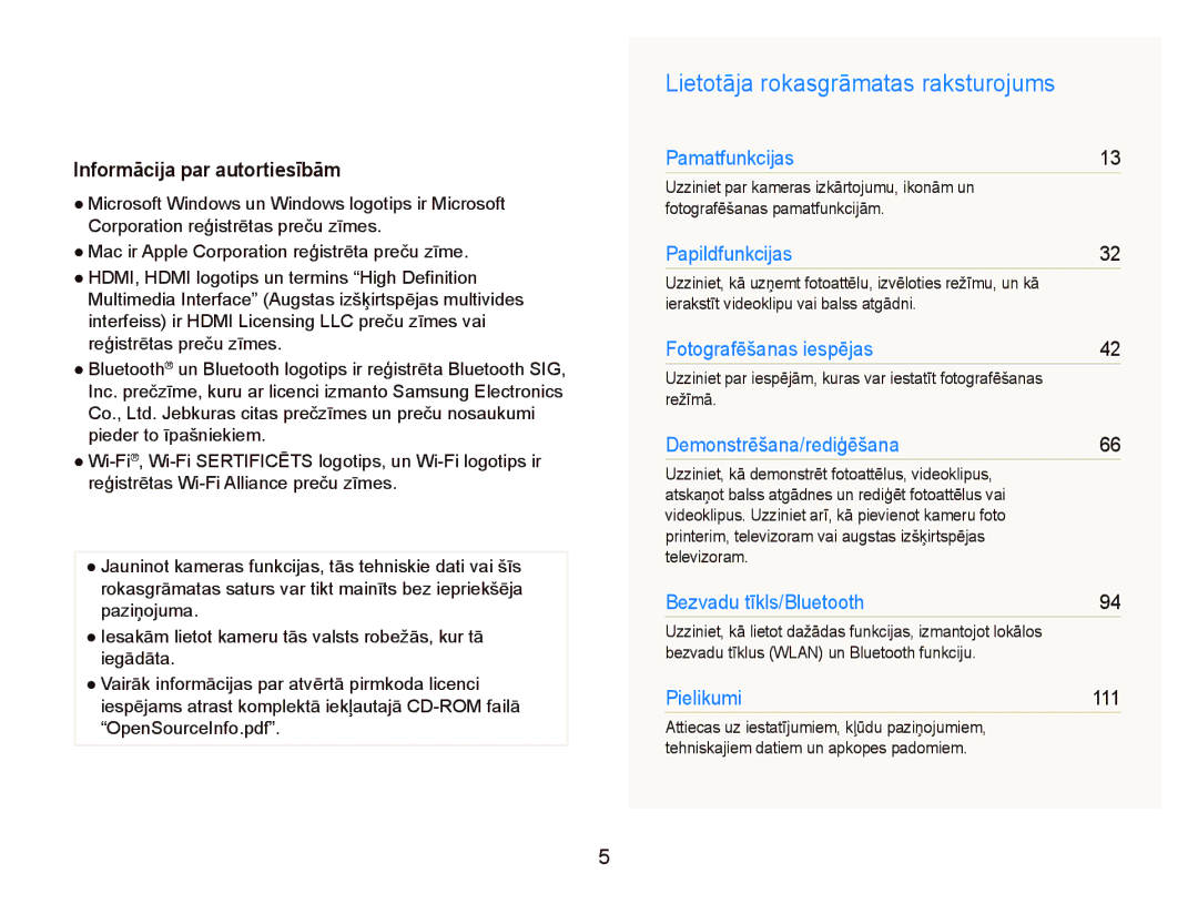 Samsung EC-ST5500BPARU manual Lietotāja rokasgrāmatas raksturojums, Ierakstīt videoklipu vai balss atgādni, Režīmā 