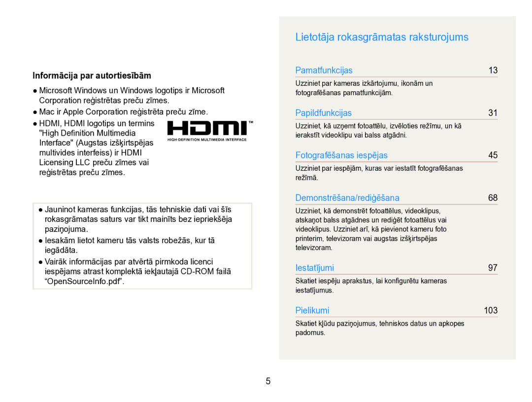 Samsung EC-ST600ZBPBE2 manual Lietotāja rokasgrāmatas raksturojums, Ierakstīt videoklipu vai balss atgādni, Režīmā, Padomus 