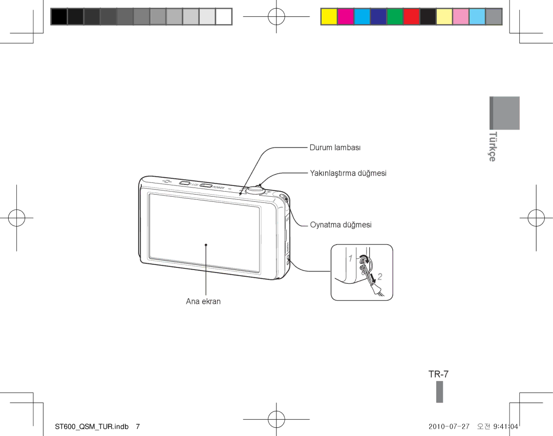 Samsung EC-ST600ZBPPIT, EC-ST600ZBPLE1, EC-ST600ZBPBE1, EC-ST600ZBPBIT, EC-ST600ZBPLIT, EC-ST600ZBPBGB, EC-ST600ZBPGE1 TR-7 