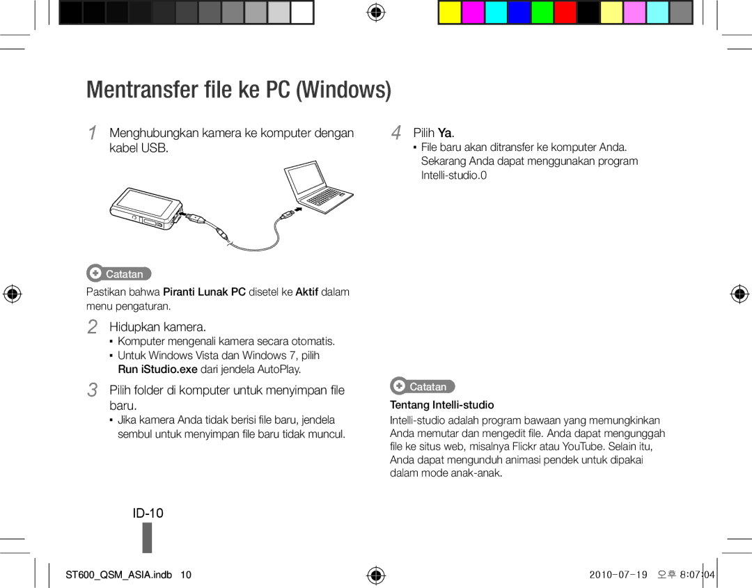 Samsung EC-ST600ZBPLIL, EC-ST600ZBPLE1, EC-ST600ZBPBE1, EC-ST600ZBPBIT, EC-ST600ZBPPIT Mentransfer file ke PC Windows, ID-10 