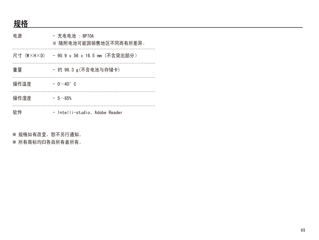 Samsung EC-ST60ZZBPBE1, EC-ST60ZZBPSIT, EC-ST60ZZBPRIT, EC-ST60ZZBPBIT, EC-ST60ZZBPRE3 manual  ,QWHOOLVWXGLR $GREH5HDGHU 