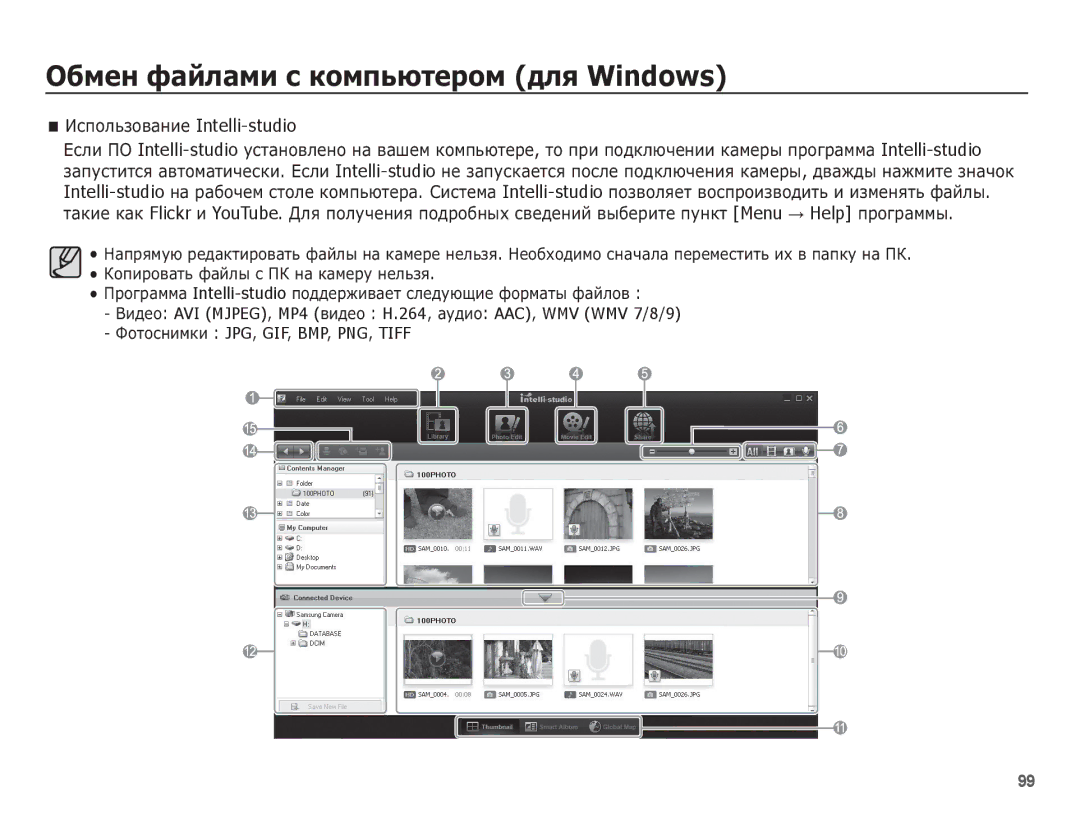 Samsung EC-ST60ZZBPSRU, EC-ST60ZZBPBE2, EC-ST60ZZBPSE2, EC-ST60ZZBPRRU, EC-ST60ZZBPLRU manual ǰșȗȖȓȤȏȖȊȈȕȐȍ Intelli-studio 