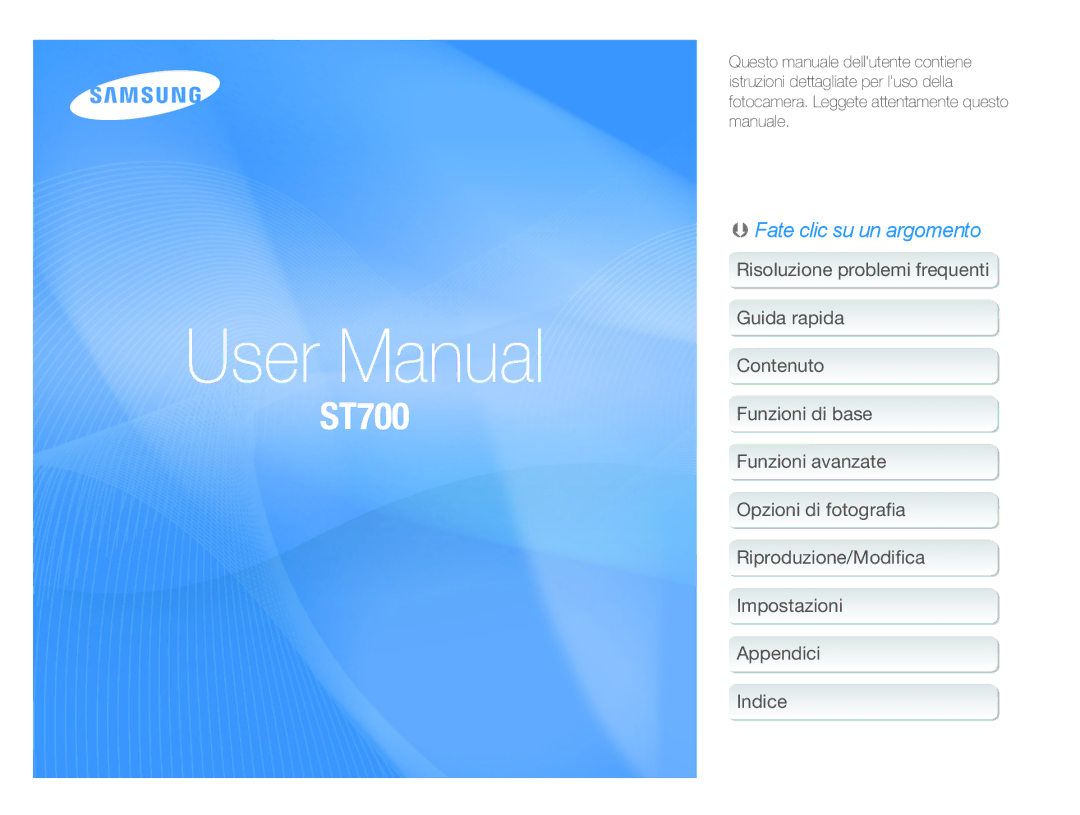 Samsung EC-ST700ZBPGE1, EC-ST700ZBPLE1, EC-ST700ZBPSE1 manual 