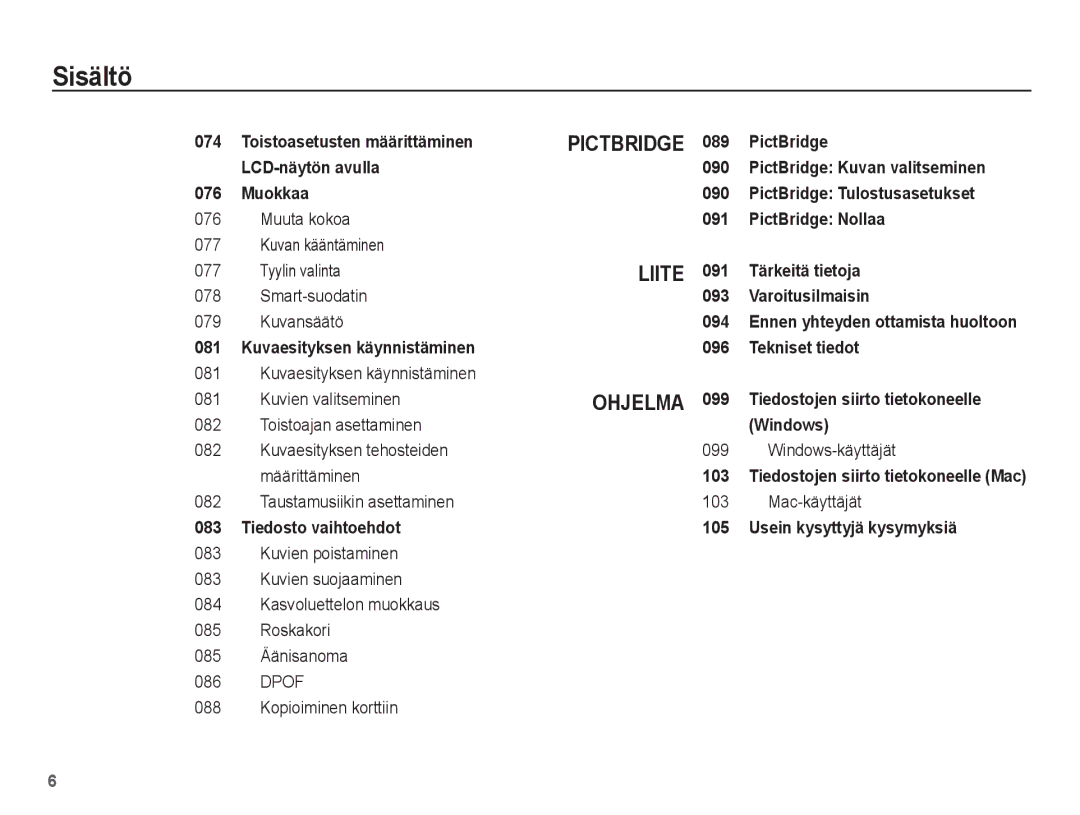 Samsung EC-ST70ZZBPOE2 Muuta kokoa Kuvan kääntäminen, Smart-suodatin Kuvansäätö, Toistoajan asettaminen, Windows-käyttäjät 