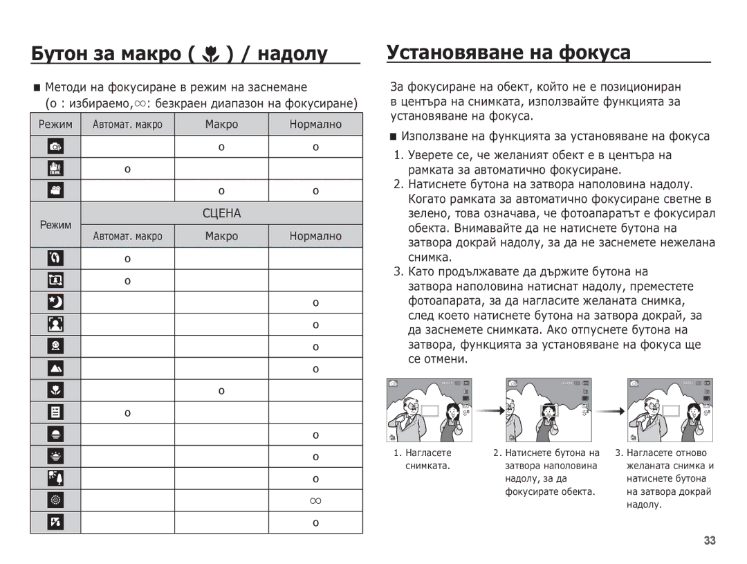 Samsung EC-ST70ZZBPBE3 manual ǨțȚȖȕ ȏȈ Ȕȉȓșȗ ȔȈȌȖȓț, ǺșȚȈȕȖȊȧȊȈȕȍ ȕȈ ȜȖȒțșȈ, ǴȍȚȖȌȐ ȕȈ ȜȖȒțșȐȘȈȕȍ Ȋ ȘȍȎȐȔ ȕȈ ȏȈșȕȍȔȈȕȍ 