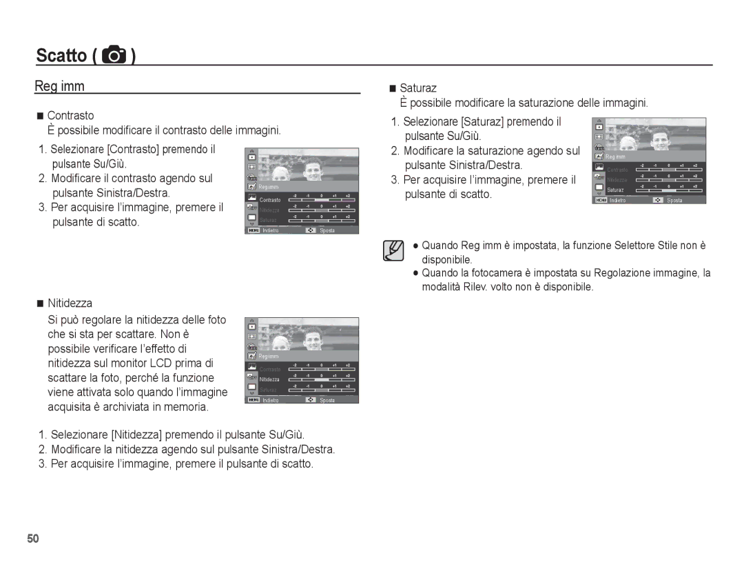 Samsung EC-ST70ZZBPSIT, EC-ST70ZZBPBIT, EC-ST70ZZBPUIT, EC-ST70ZZBPOIT manual Reg imm 