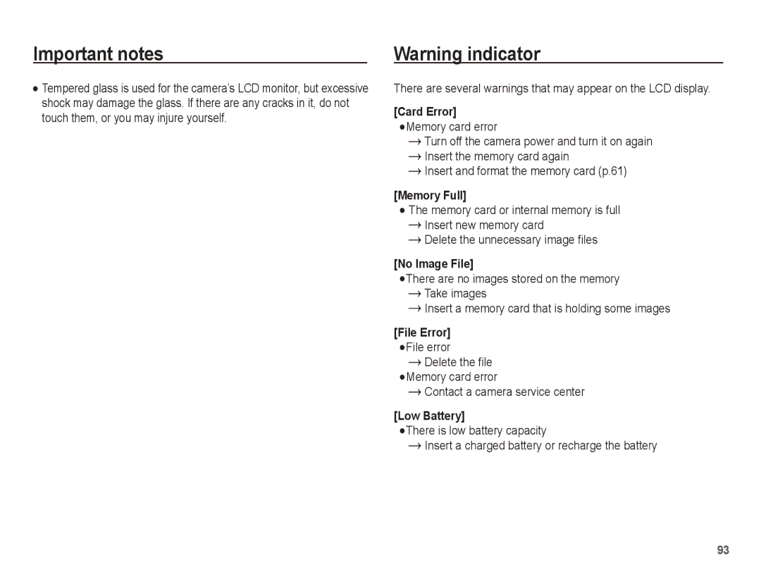 Samsung EC-ST70ZZBPUE3, EC-ST70ZZBPOE1, EC-ST71ZZBDSE1, EC-ST71ZZBDUE1, EC-ST70ZZBPUE1, EC-ST70ZZBPBE1 manual File Error 