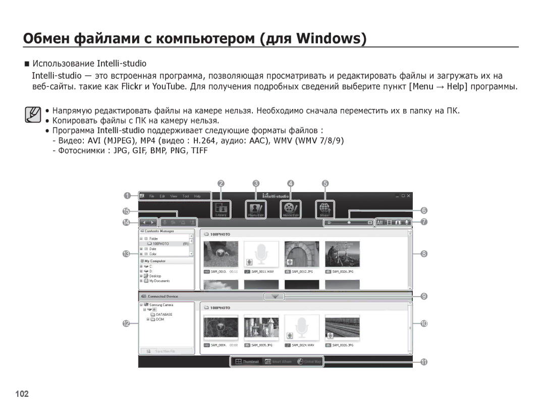 Samsung EC-ST70ZZBPORU, EC-ST70ZZBPURU, EC-ST70ZZBPSRU, EC-ST70ZZBPBRU, EC-ST71ZZBCSRU manual ǰșȗȖȓȤȏȖȊȈȕȐȍ Intelli-studio 