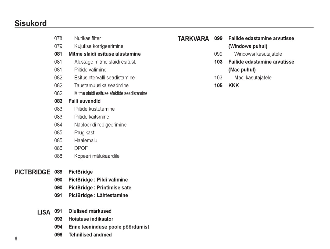 Samsung EC-ST70ZZBPBRU Windowsi kasutajatele, Alustage mitme slaidi esitust, Piltide valimine, Taustamuusika seadmine 