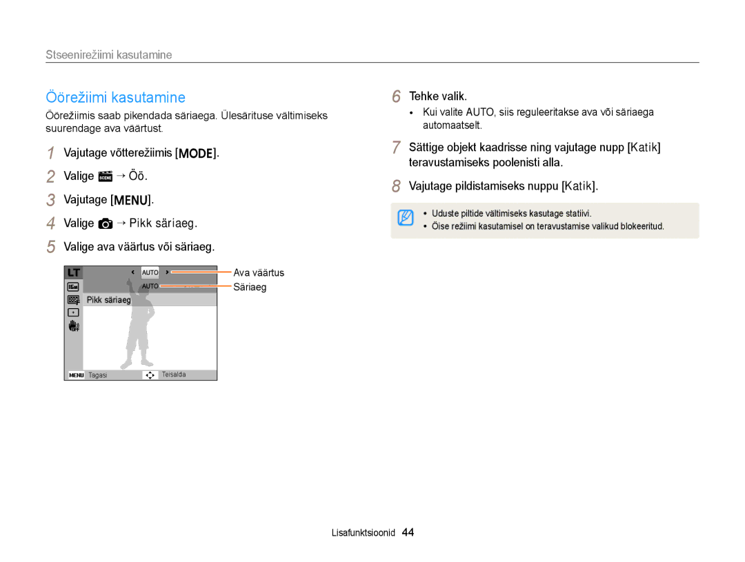 Samsung EC-ST77ZZBPSE2, EC-ST77ZZBPWE2, EC-ST77ZZBPRE2, EC-ST77ZZBPBE2, EC-ST77ZZFPWE2, EC-ST77ZZFPRE2 Tehke valik, Säriaeg 