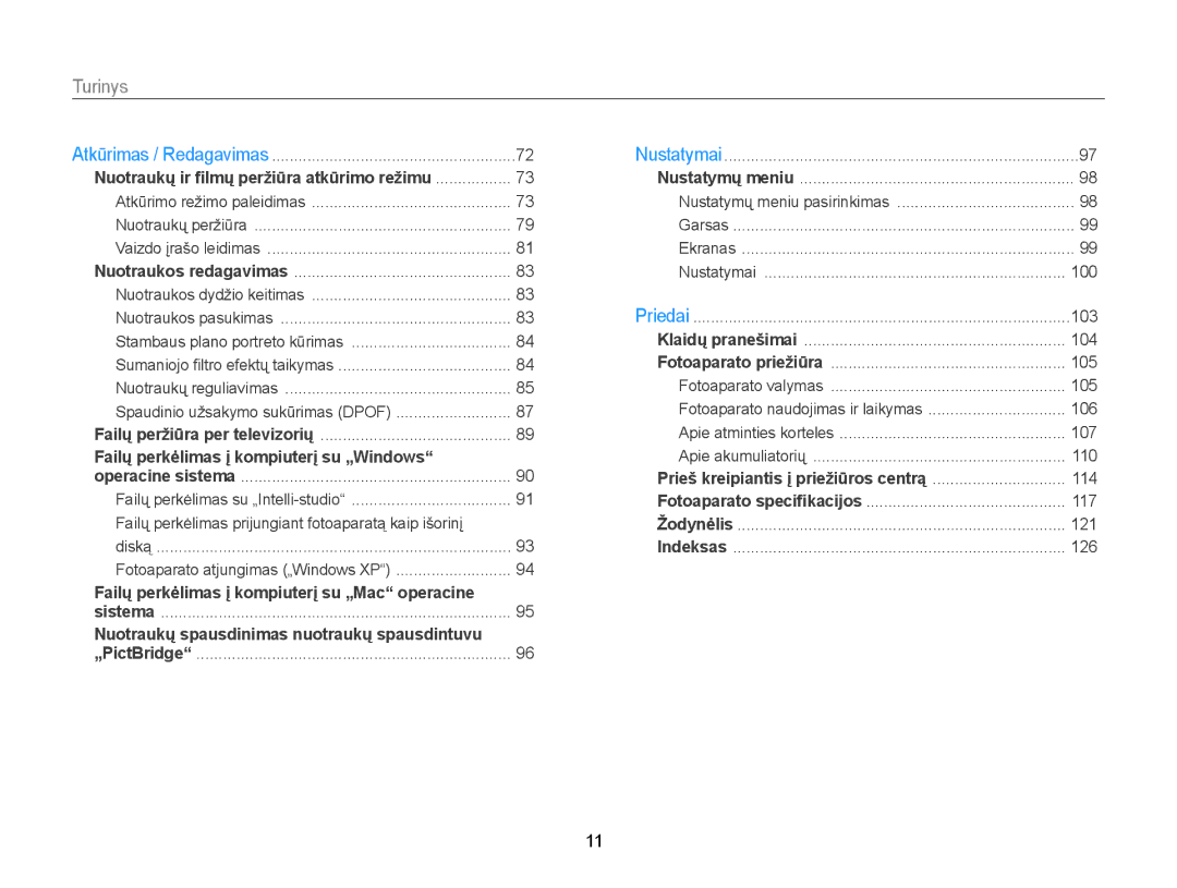 Samsung EC-ST77ZZBPBE2, EC-ST77ZZBPWE2, EC-ST77ZZBPRE2, EC-ST77ZZFPWE2 manual Failų perkėlimas į kompiuterį su „Windows 