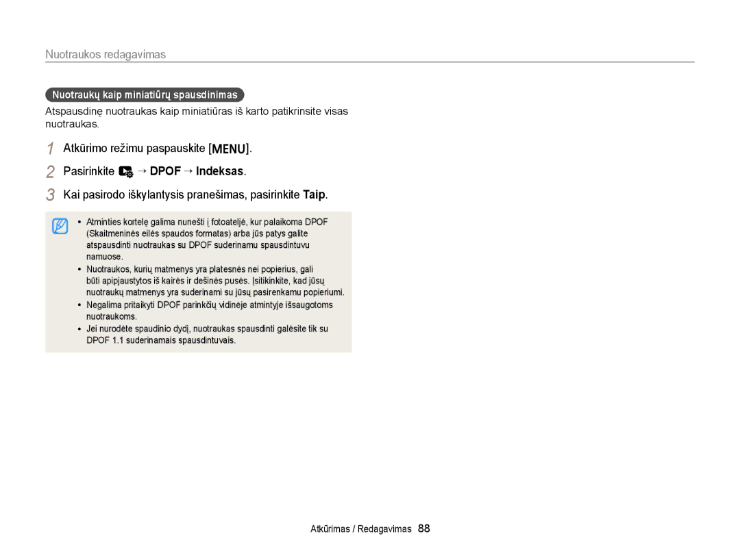 Samsung EC-ST77ZZBPLE2, EC-ST77ZZBPWE2, EC-ST77ZZBPRE2, EC-ST77ZZBPBE2, EC-ST77ZZFPWE2 Nuotraukų kaip miniatiūrų spausdinimas 