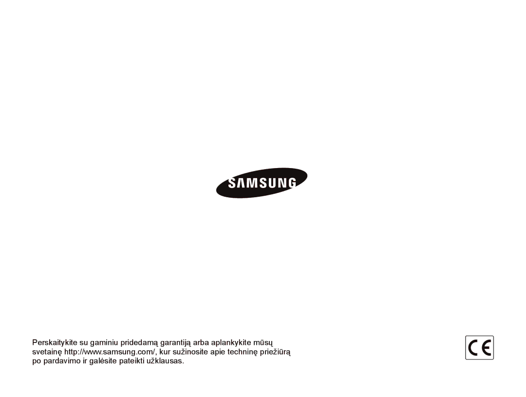 Samsung EC-ST95ZZBPOE2, EC-ST95ZZBPBE2, EC-ST95ZZBPSE2 manual 