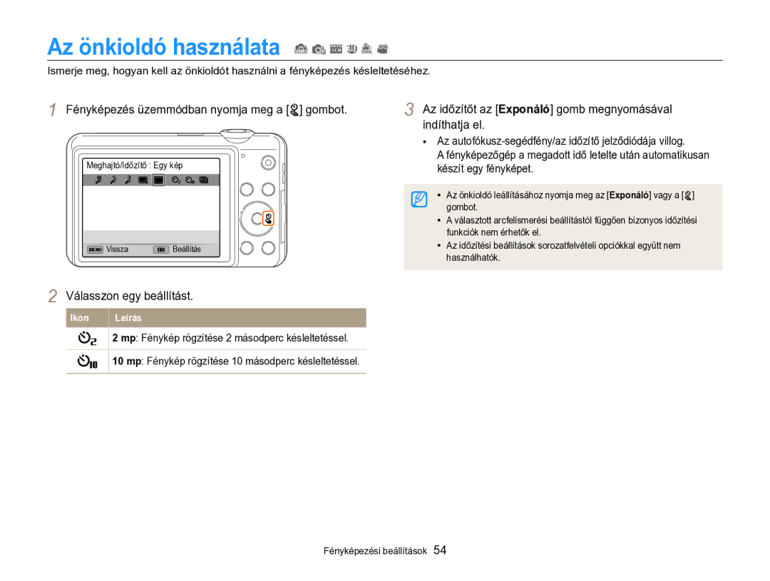 Samsung EC-ST96ZZBPBE2 manual Készít egy fényképet 