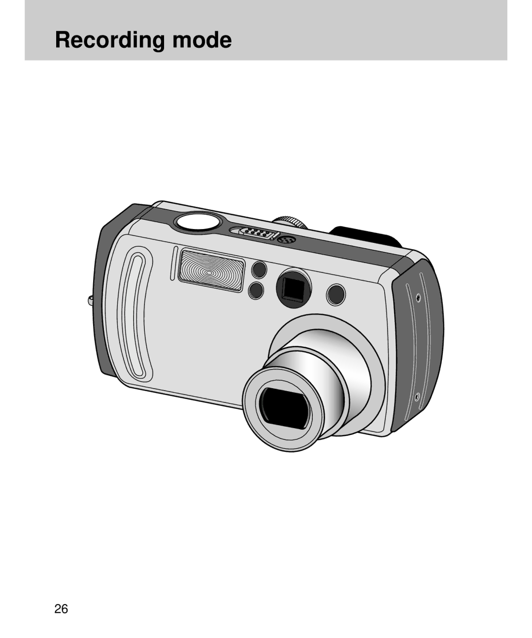 Samsung EC-V4ZZZSBB/US, EC-V4ZZZSBA/DE, EC-V4ZZZSBA/US, EC-V4ZZZSBA/E1, EC-V4ZZZSBA/FR, EC-V4ZZZSBB/FR manual Recording mode 