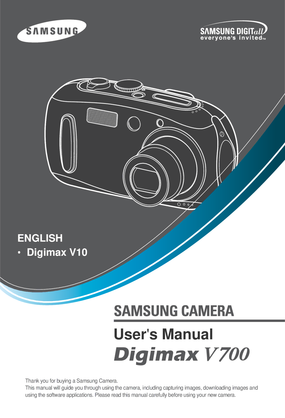 Samsung EC-V700ZSBA/GB, EC-V700ZSBA/FR, EC-V700ZUBA/E1, EC-V700ZRBB/E1, EC-V700ZRBA/E1, EC-V700ZRBA/US manual English 