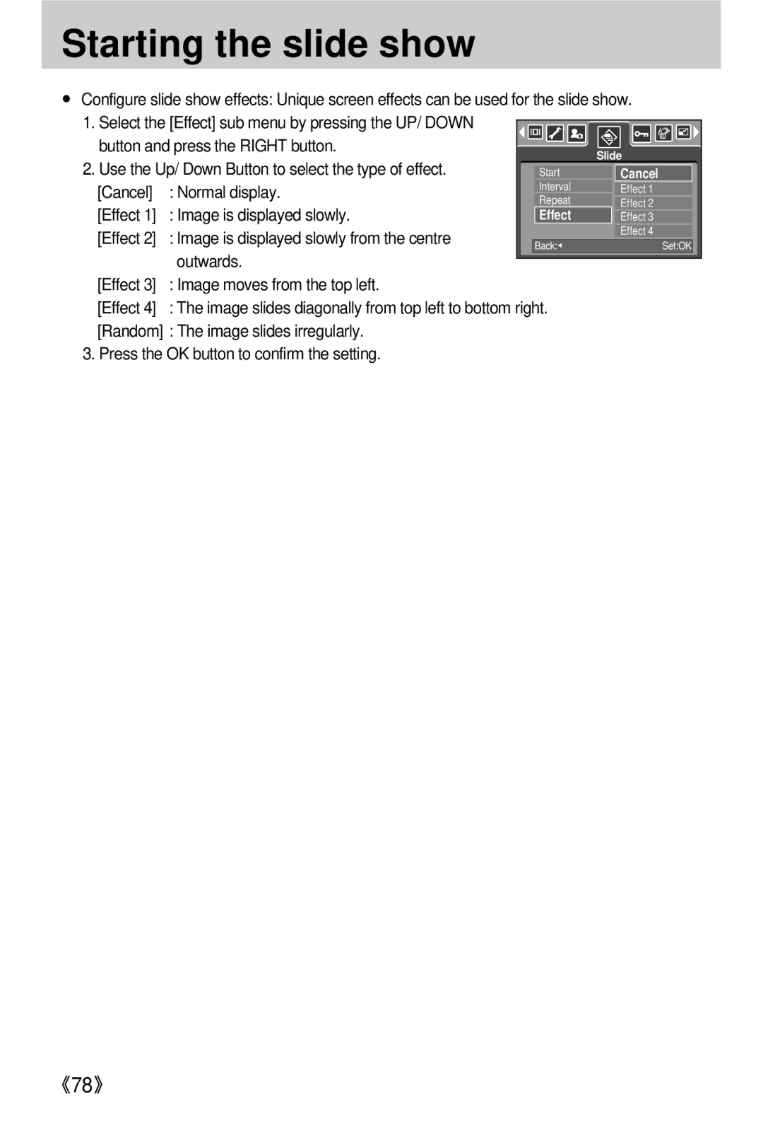 Samsung EC-V800ZSBB/US, EC-V800ZSBA/FR, EC-V800ZSAA, EC-V800ZSBA/E1, EC-V800ZABA/E1, EC-V800ZABA/AU, EC-V800ZSBA/US manual 《78》 