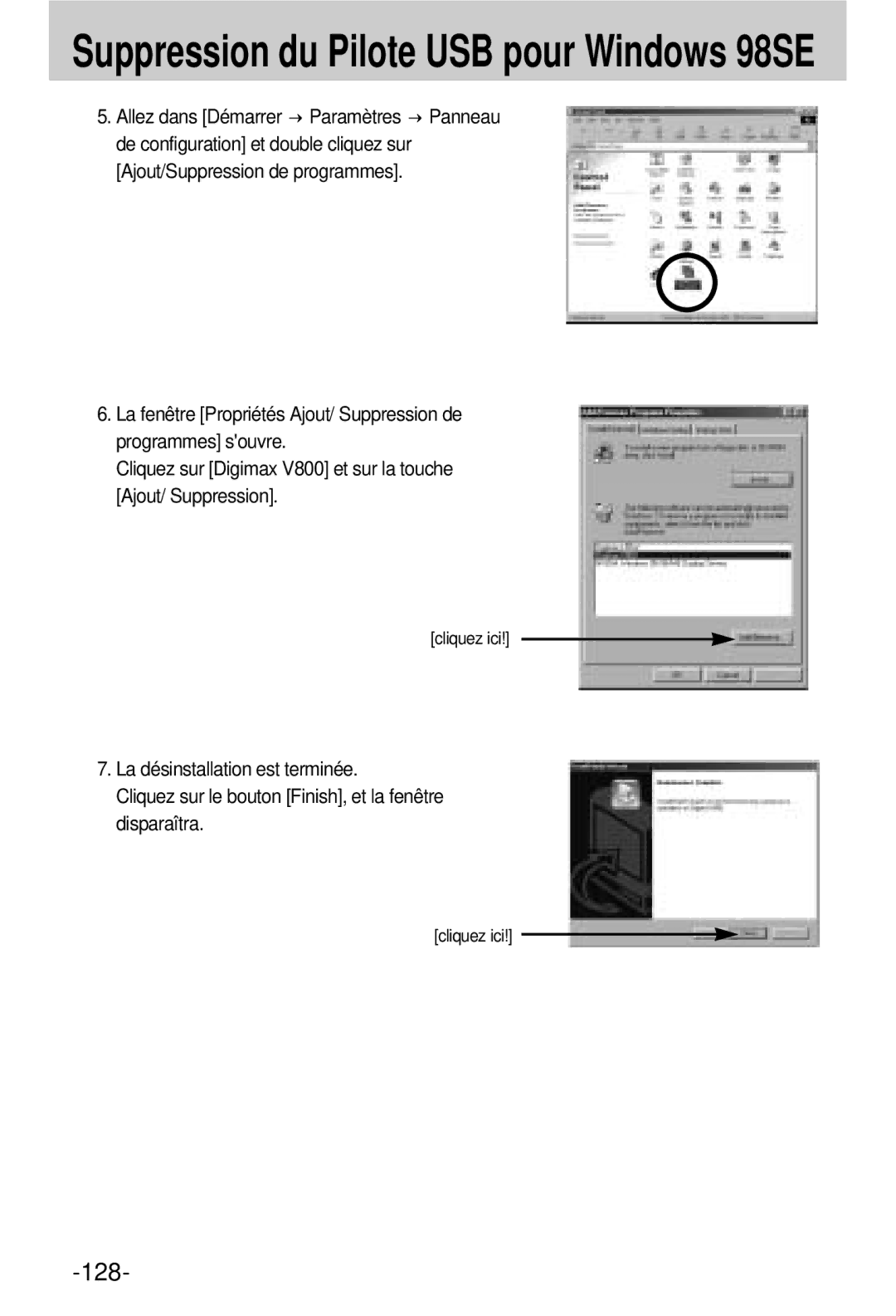 Samsung EC-V800ZSBA/FR manual 128 