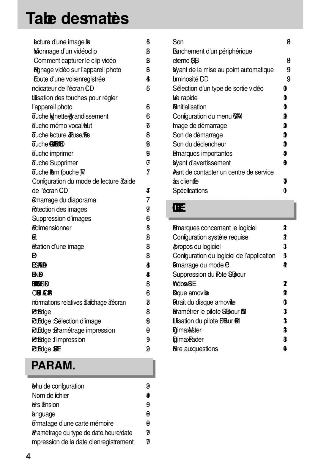 Samsung EC-V800ZSBA/FR manual Dpof Standard, Dpof Index, Dpof Taille DE L’IMPRESSION, Copier Vers LA Carte 