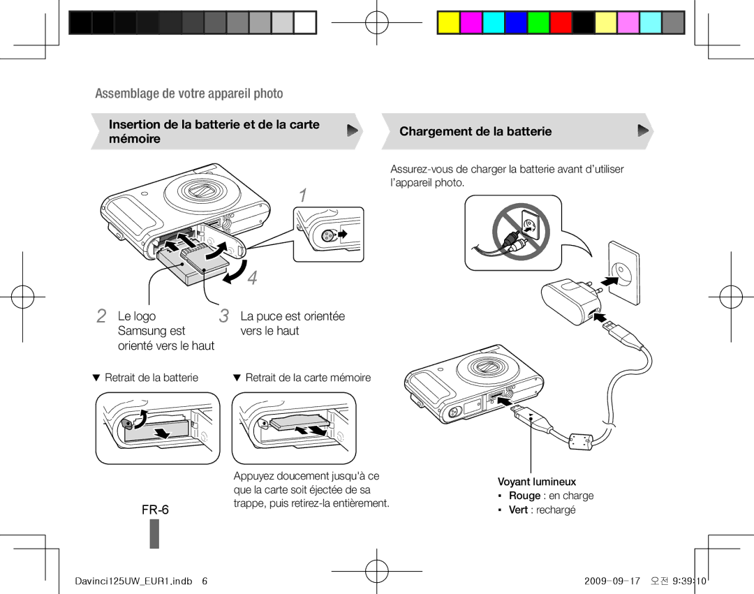 Samsung EC-WB1000BPBFR, EC-WB100BBP/FR, EC-WB1000BPBE1, EC-WB1000BPSFR manual FR-6, Le logo, Samsung est Vers le haut 