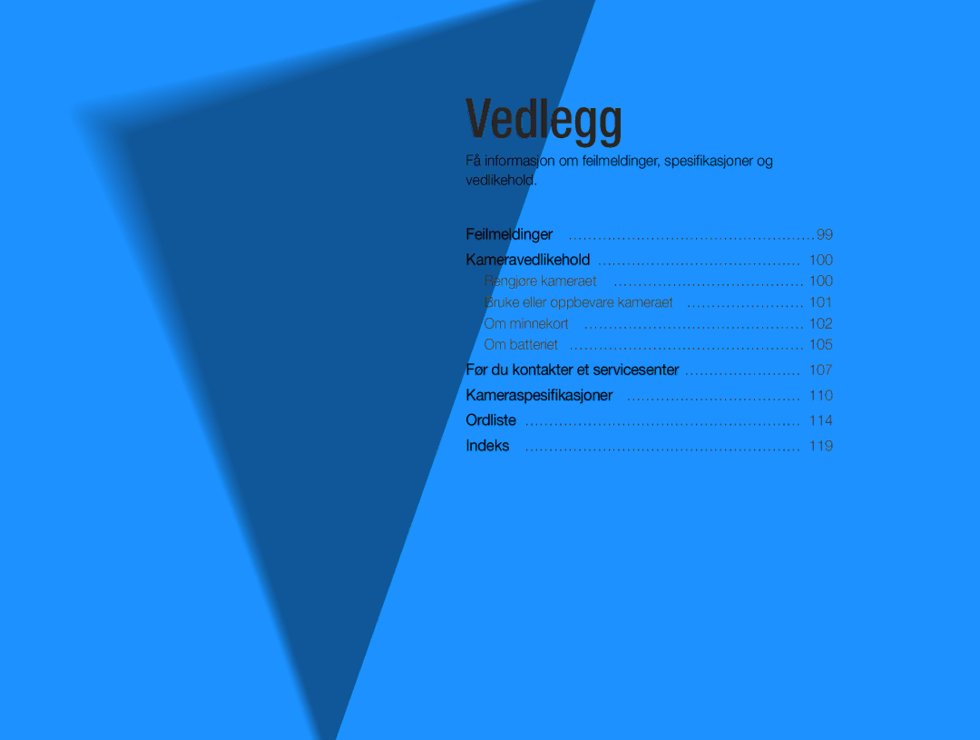 Samsung EC-WB100ZBABE2 manual Vedlegg 