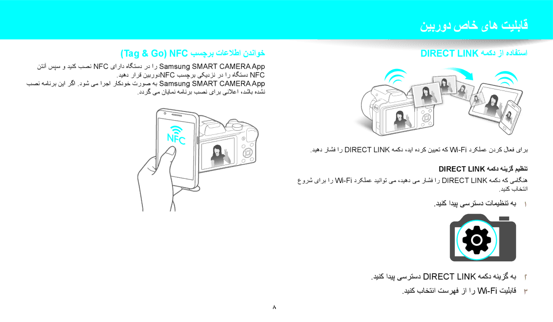 Samsung EC-WB1100DPRME, EC-WB1100BPRDZ, EC-WB1100DPBIR, EC-WB1100BDBJO نیبرود صاخ یاه تیلباق, Direct Link همکد هنیزگ میظنت 