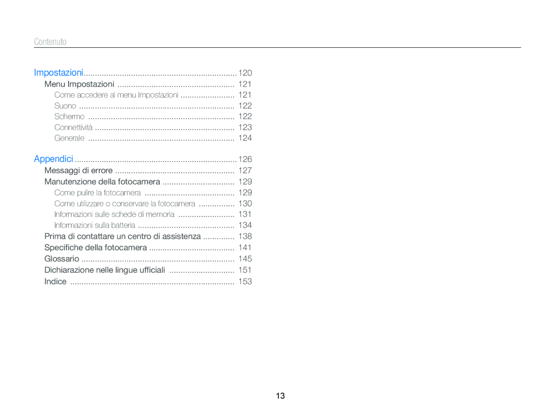 Samsung EC-WB150FDDBME, EC-WB150FBPWE1, EC-WB150FBPBE1, EC-WB150FDDWME manual 120 