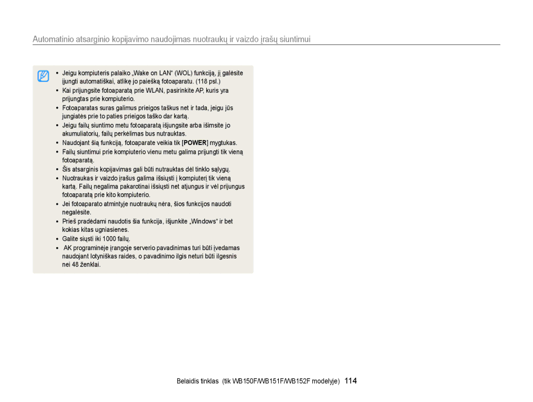 Samsung EC-WB150FBPWE2, EC-WB150FBPBE2, EC-WB150FBPRE2, EC-WB150FBDBE2, EC-WB150FBDWE2 manual 