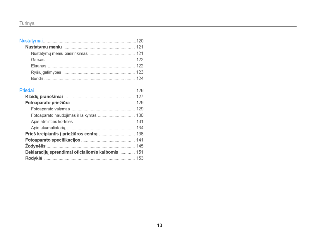 Samsung EC-WB150FBDWE2, EC-WB150FBPWE2, EC-WB150FBPBE2, EC-WB150FBPRE2, EC-WB150FBDBE2 manual 120 