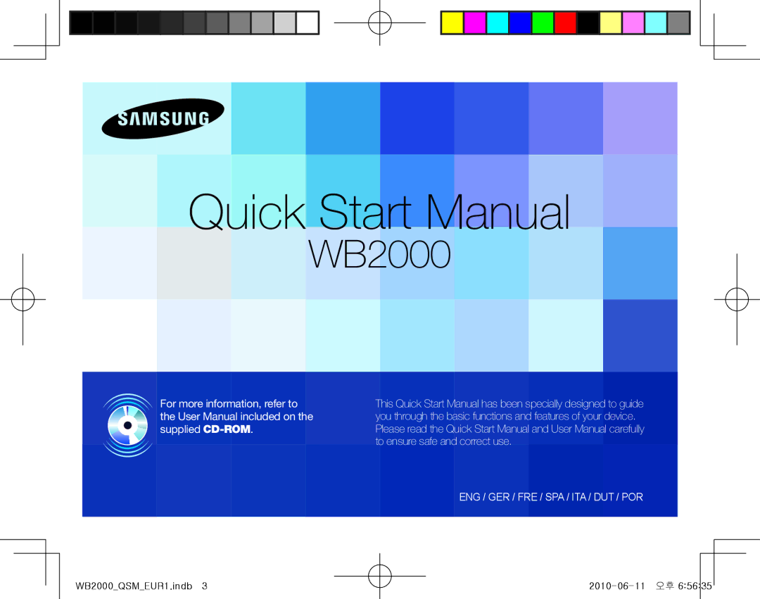 Samsung EC-WB2000BPBRU, EC-WB2000BPARU manual 