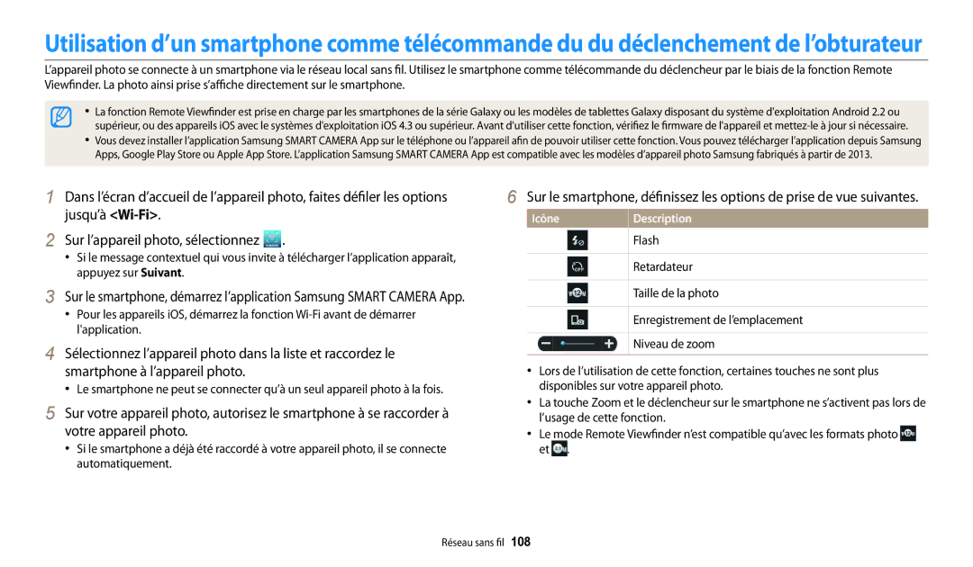 Samsung EC-WB32FZBDWFR, EC-WB32FZBDLFR, EC-WB32FZBDRFR, EC-WB30FZBPWFR Taille de la photo, Enregistrement de l’emplacement 