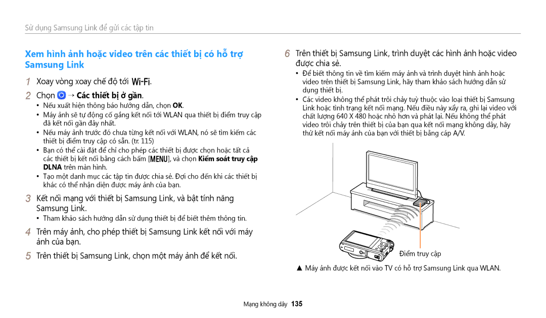 Samsung EC-WB350FBDRVN, EC-WB350FBDWVN, EC-WB50FZBDBVN, EC-WB50FZBDWVN, EC-WB350FBDNVN manual Chọn → Các thiết bị ở gần 