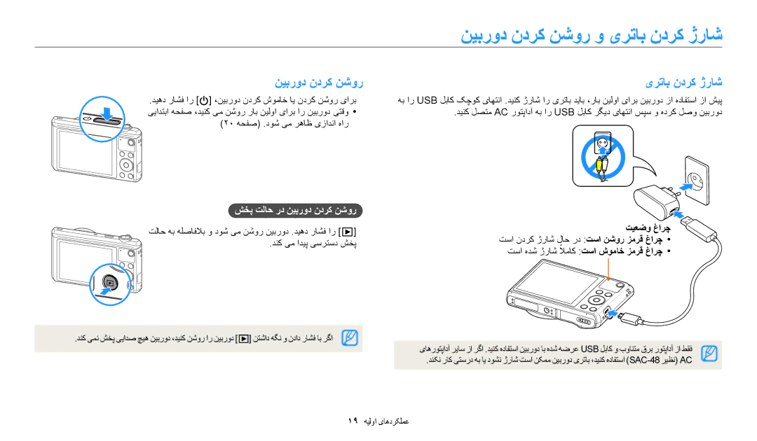 Samsung EC-WB35FZBDLM3, EC-WB35FZBDWSA, EC-WB35FZBDBJO نیبرود ندرک نشور و یرتاب ندرک ژراش, شخپ تلاح رد نیبرود ندرک نشور 