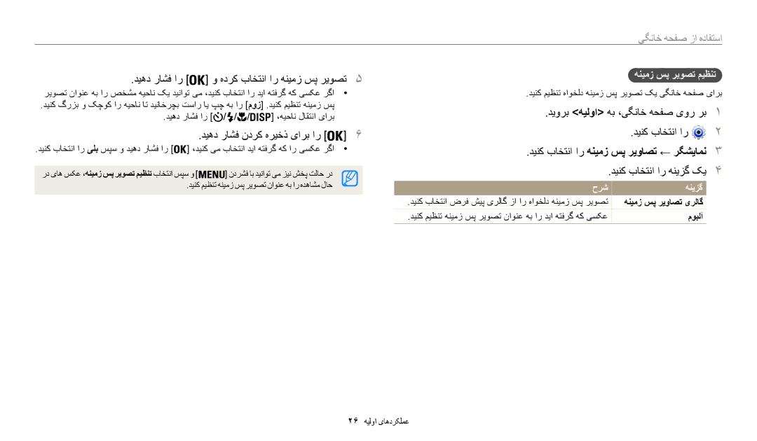 Samsung EC-WB35FZDPRZA دیهد راشف ار و هدرک باختنا ار هنیمز سپ ریوصت5, دیهد راشف ندرک هریخذ یارب ار 6, هنیمز سپ ریوصت میظنت 