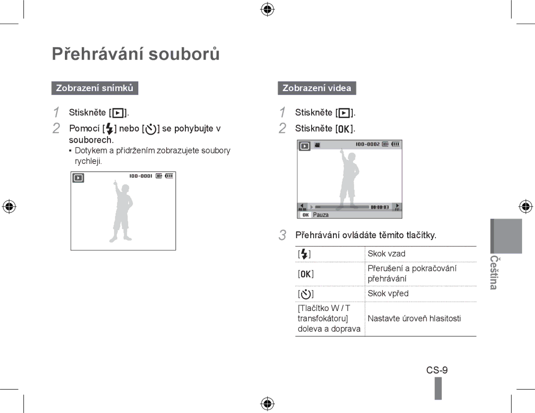 Samsung EC-WB5000BPBIT, EC-WB5000BABFR, EC-WB5000BPBFR, EC-WB5000BPBE1, EC-WB5000BPBVN Přehrávání souborů, Zobrazení snímků 