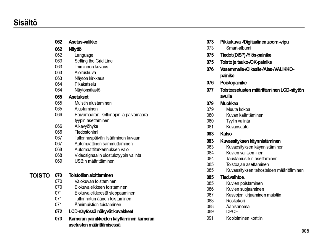 Samsung EC-WB5000BPBE2 manual Smart-albumi, Muuta kokoa Kuvan kääntäminen Tyylin valinta Kuvansäätö 