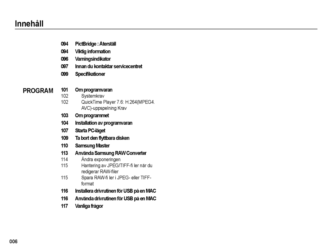 Samsung EC-WB5000BPBE2 manual Systemkrav 