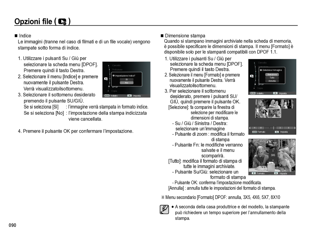 Samsung EC-WB5000BPBIT Utilizzare i pulsanti Su / Giù per, Premere quindi il tasto Destra, Nuovamente il pulsante Destra 