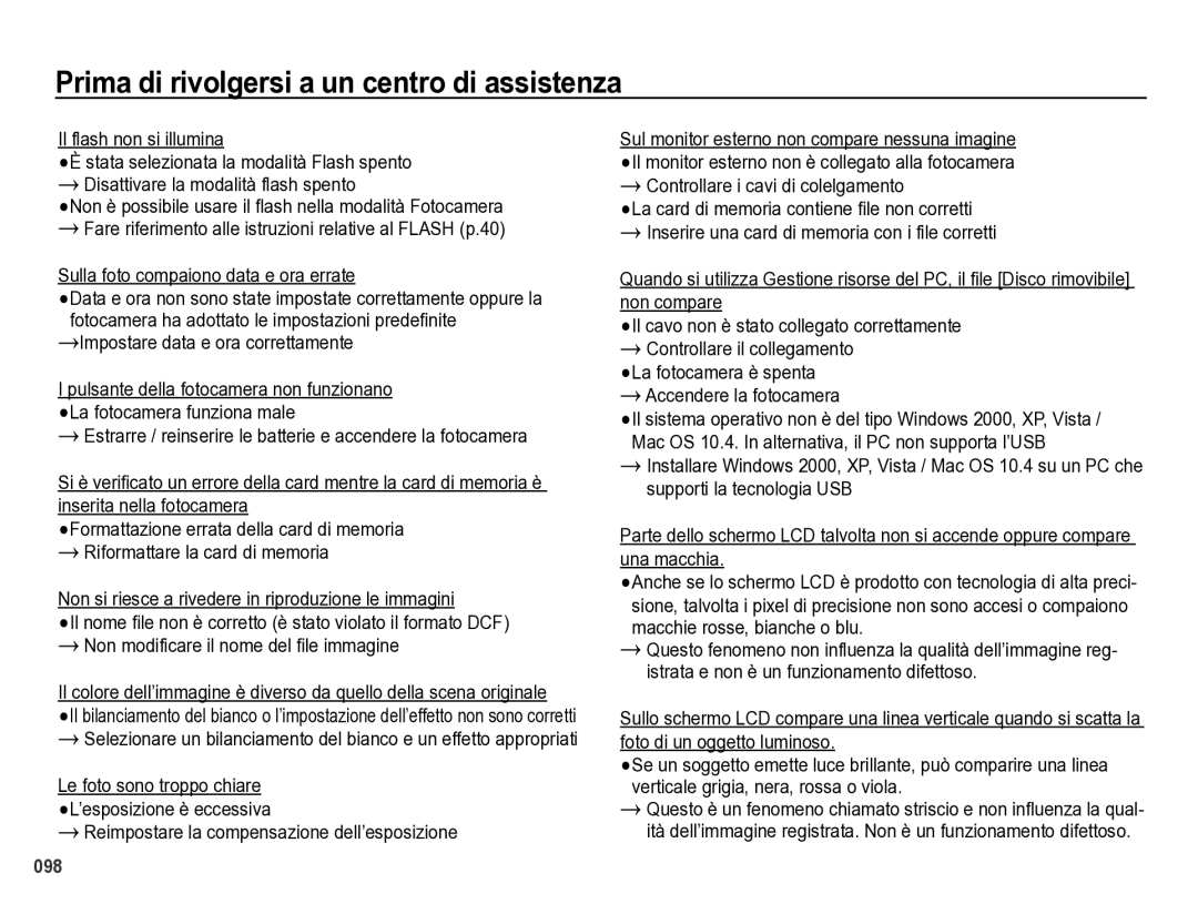 Samsung EC-WB5000BPBIT manual Il flash non si illumina, Reimpostare la compensazione dell’esposizione 