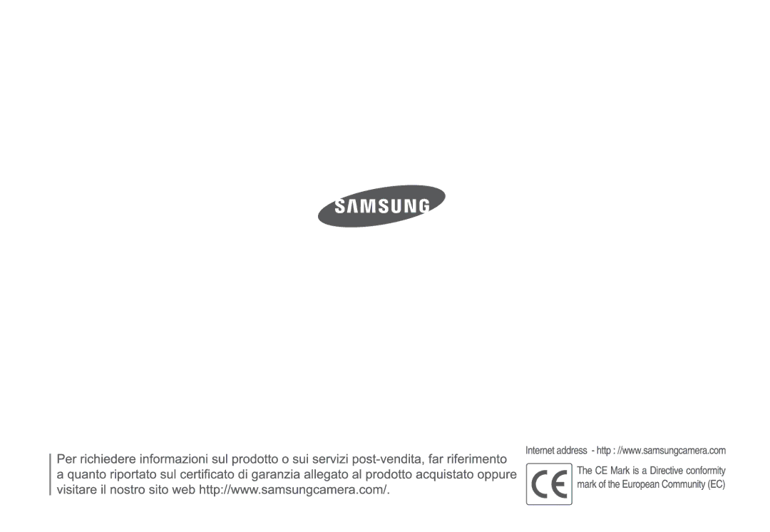 Samsung EC-WB500ABA/IT, EC-WB500BBP/IT, EC-WB500BBA/IT, EC-WB500ABP/IT manual 