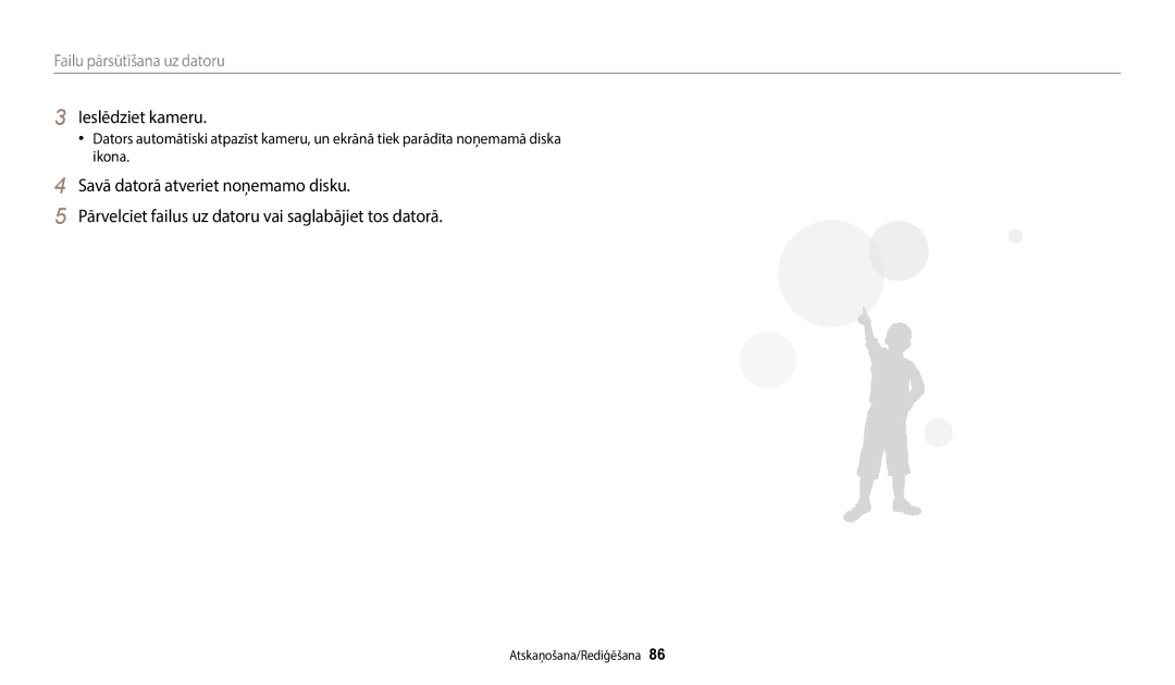 Samsung EC-WB50FZBPBE2, EC-WB50FZBPWE2, EC-WB50FZBPRE2 manual Ieslēdziet kameru 