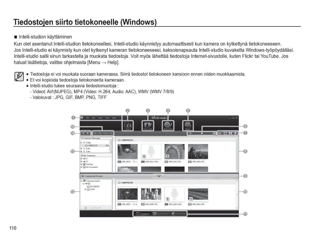 Samsung EC-WB5500BPBE2 manual Intelli-studion käyttäminen 