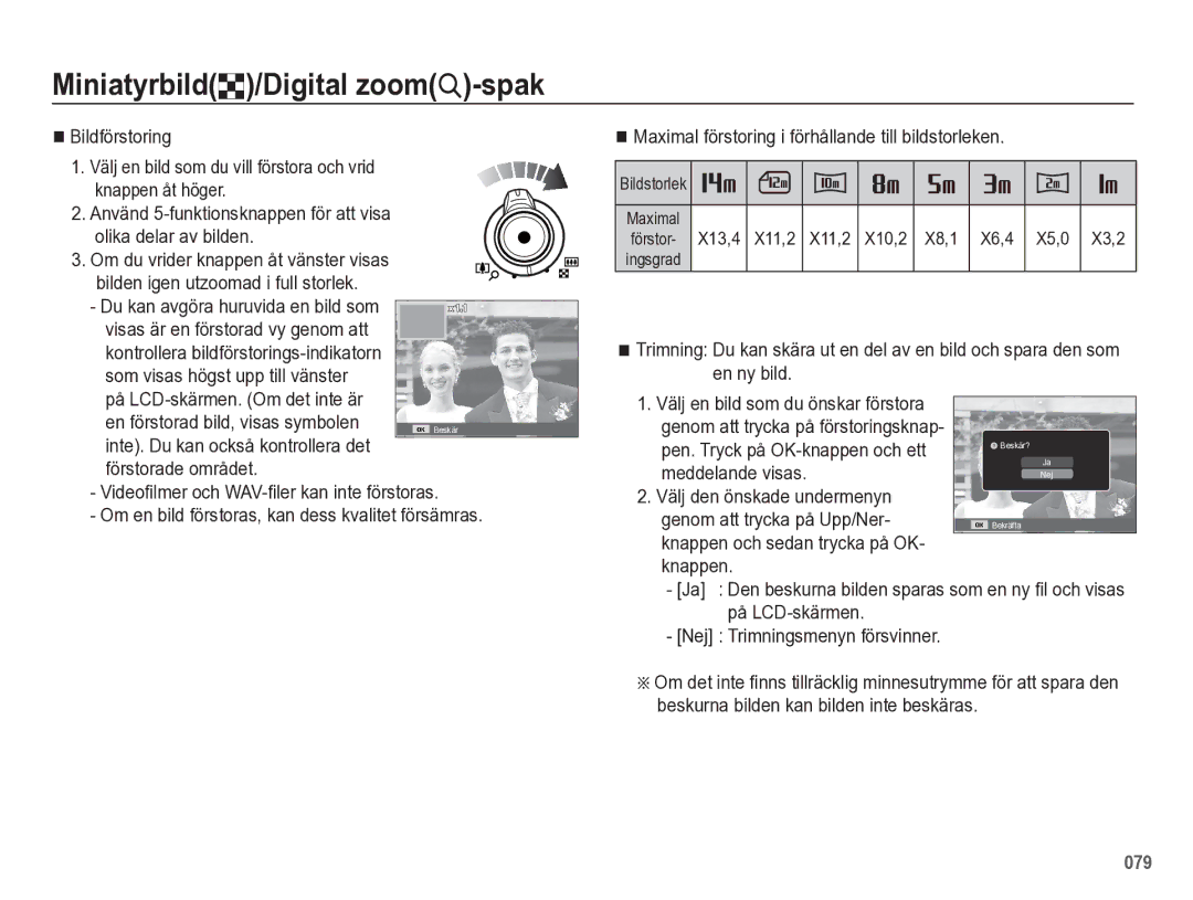 Samsung EC-WB5500BPBE2 manual Meddelande visas, Välj den önskade undermenyn Genom att trycka på Upp/Ner 