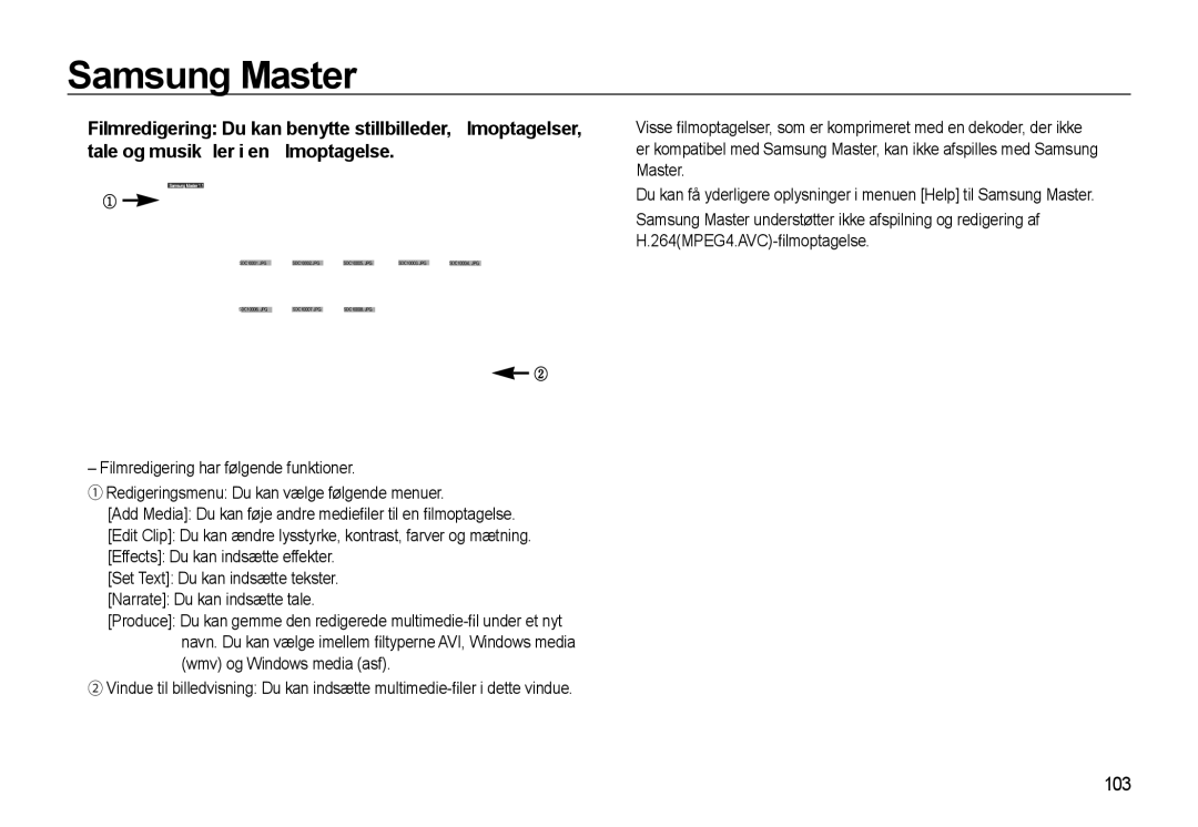 Samsung EC-WB550ABP/E2, EC-WB550BBP/E2 manual 103 