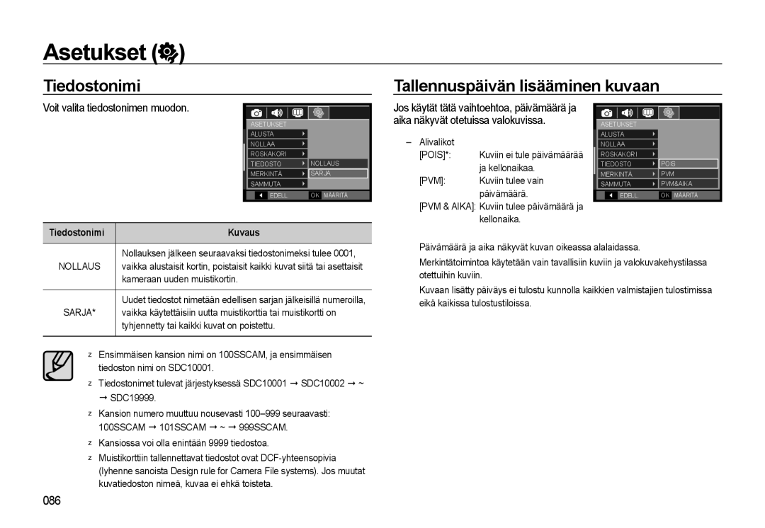 Samsung EC-WB550BBP/E2, EC-WB550ABP/E2 manual Sarja, Eikä kaikissa tulostustiloissa 