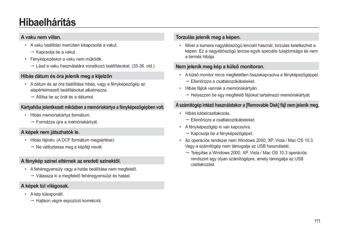 Samsung EC-WB550BBP/IT manual +LEiVGiWXPpVyUDMHOHQLNPHJDNLMHOĘQ, $NpSHNQHPMiWVKDWyNOH, $NpSHNW~OYLOiJRVDN 