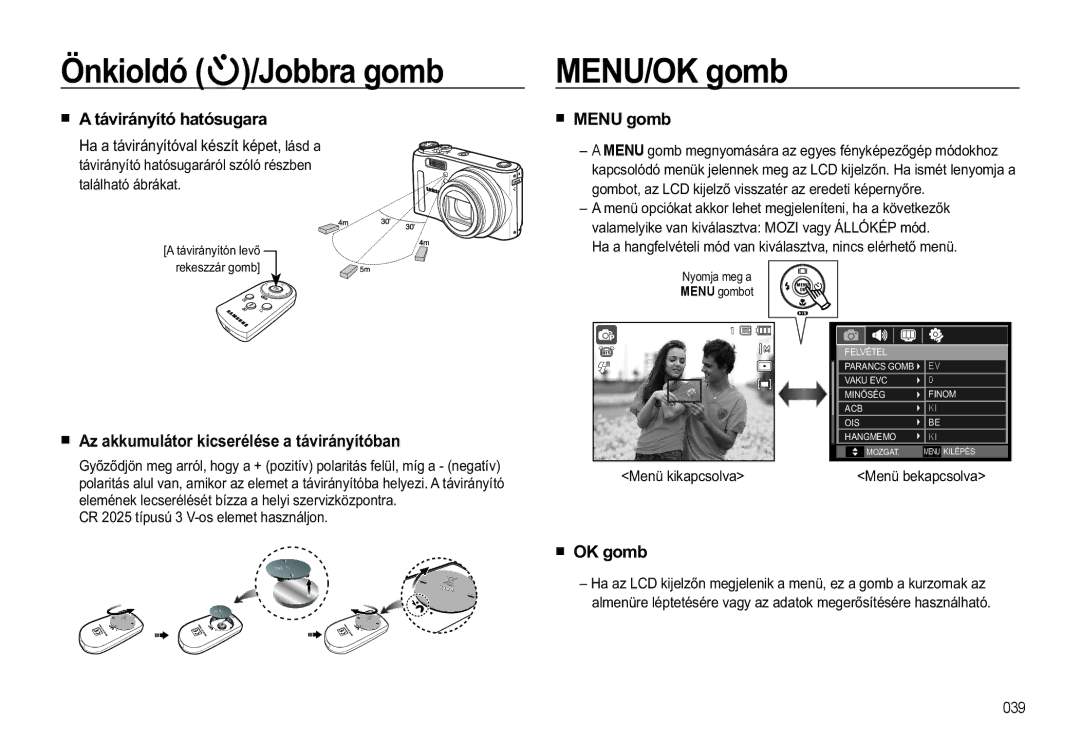 Samsung EC-WB550BBP/IT 0182.JRPE, „ $WiYLUiQ\tWyKDWyVXJDUD, „ $DNNXPXOiWRUNLFVHUpOpVHDWiYLUiQ\tWyEDQ, „ 018JRPE 