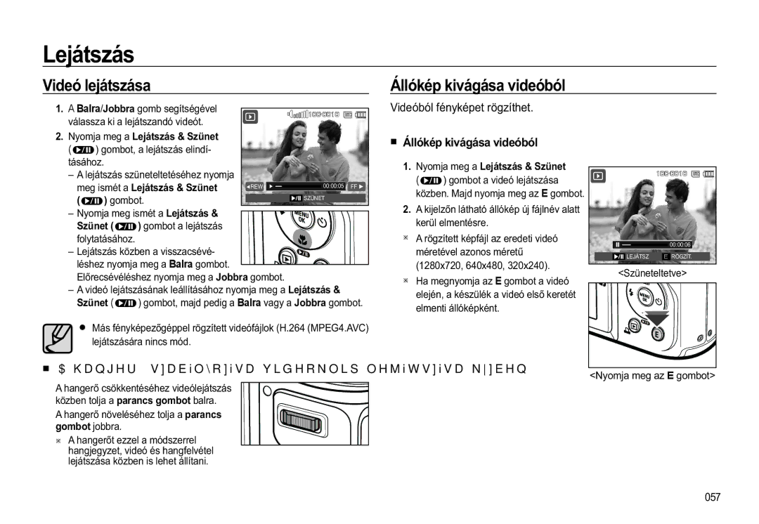 Samsung EC-WB550ABP/E3, EC-WB550BBP/IT manual 9LGHyOHMiWViVD ÈOOyNpSNLYiJiVDYLGHyEyO, 9LGHyEyOIpQ\NpSHWUJtWKHW 